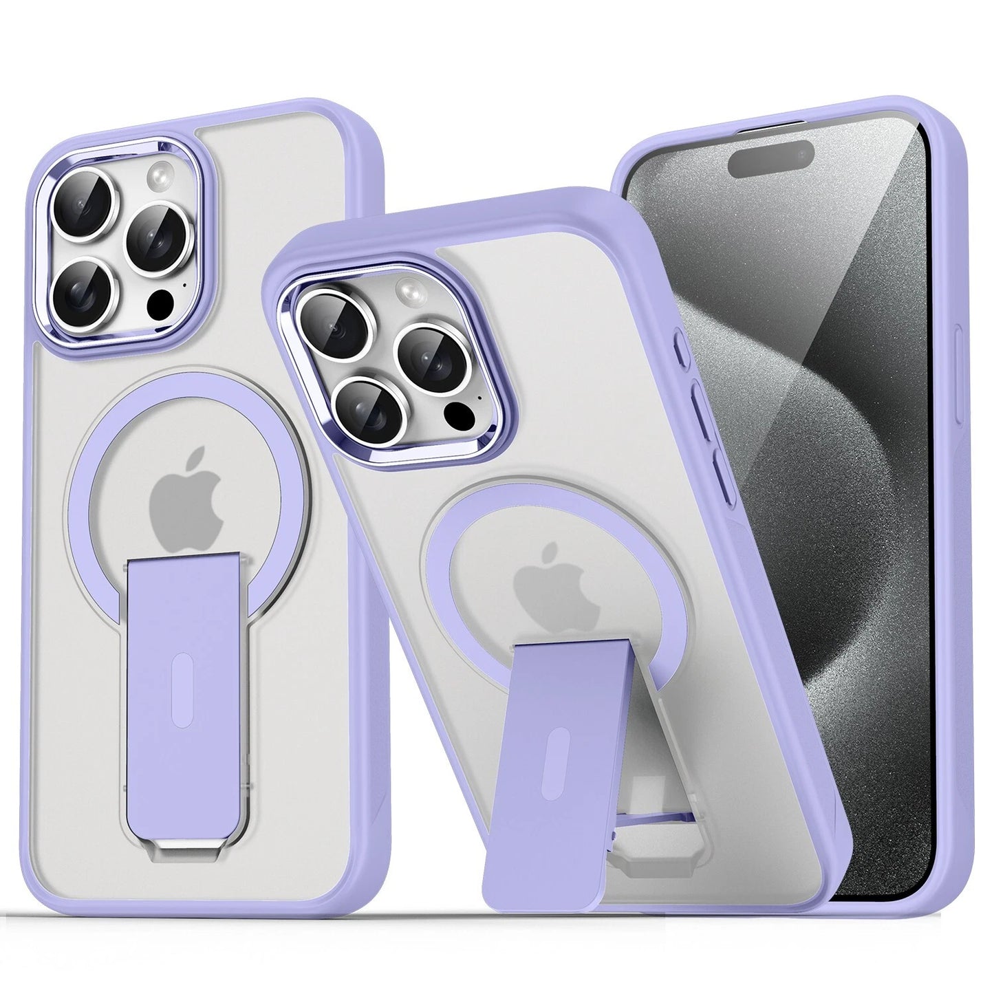 For iPhone 17 16 Pro Max 15 14 13 12 11 Heavy Duty Rugged Magnetic Case + Stand