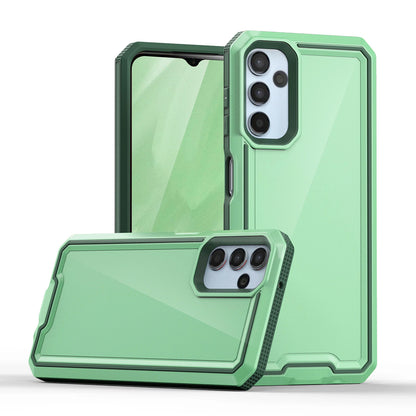 For Samsung Galaxy A16 A14 A15 A54 5G Phone Case PC+TPU Cover +Tempered Glass