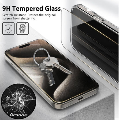 For For iPhone 17 Pro Max 17 Air 16 Case Shockproof Phone Cover + Tempered Glass