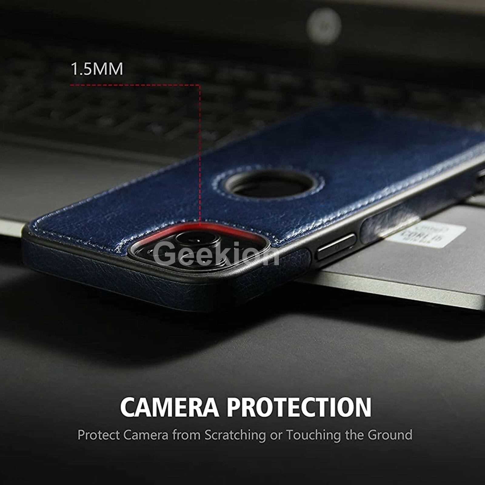 For Apple iPhone 17 16e 15 14 Plus 13 12 11 Pro X Max Case Leather Shockproof