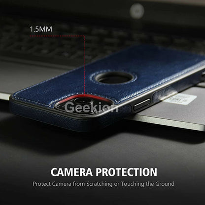 For Apple iPhone 17 16e 15 14 Plus 13 12 11 Pro X Max Case Leather Shockproof