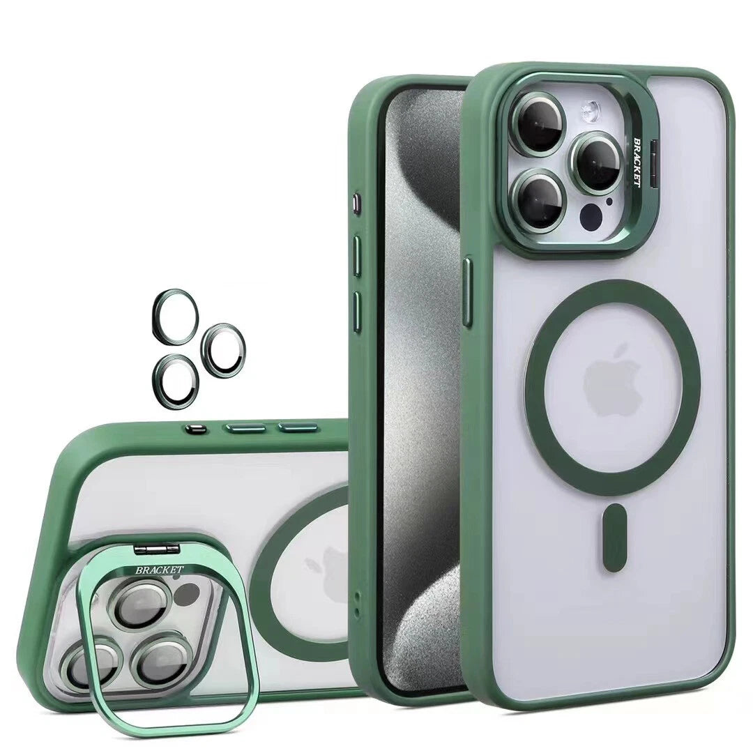 Shockproof Mag Safe Case For iPhone 16 17 Pro Max 15 14 13 12 Camera Lens Cover