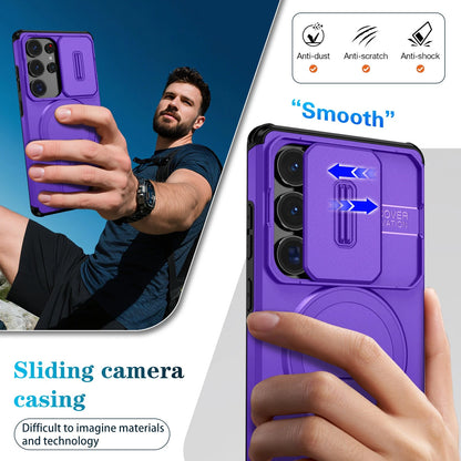 Affordable Samsung Galaxy S25 Ultra & S24 Shockproof Case - MagSafe & Stand Protection