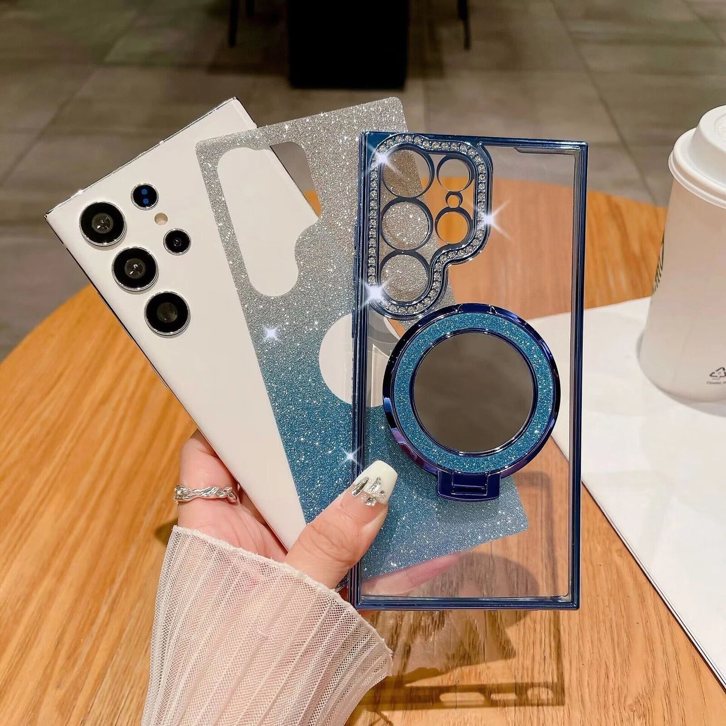 Women's Luxury Phone Case Shockproof Cover For Samsung Galaxy S25 S24 S23 S22