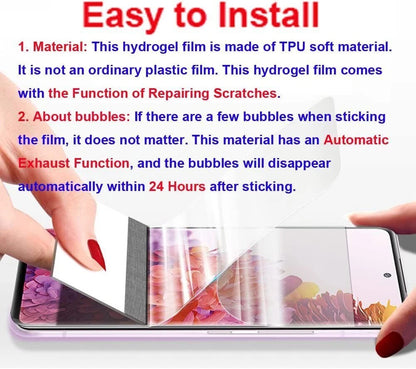 Hydrogel Screen Protector Camera Protector Shockproof Case for Samsung S24 Ultra