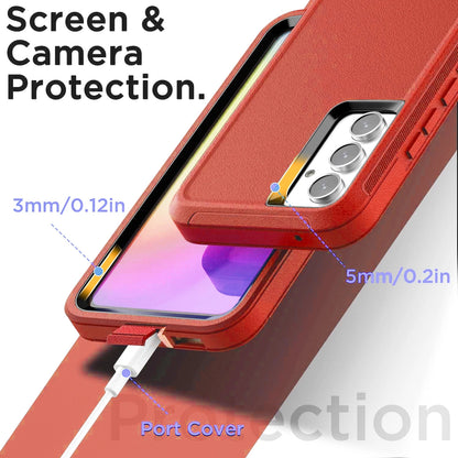For Samsung Galaxy A17 5G Case A16 5G Phone Cover A15 A14 A03S A32 +Screen Glass