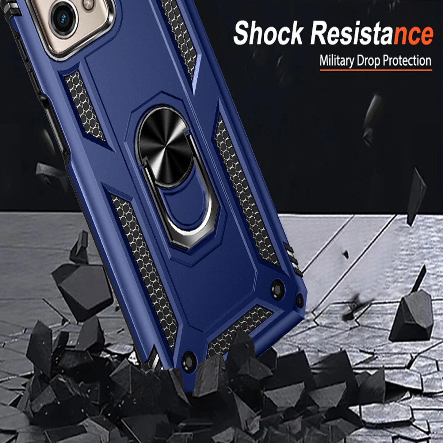 For Motorola Moto G 2025 Case/5G 2024/2023/2022 Phone Cover + Tempered Glass