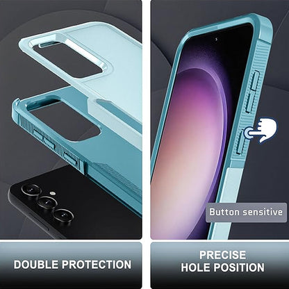 For Samsung Galaxy S25 Ultra Case S25/S24/S23/FE/ Phone Cover + Tempered Glass