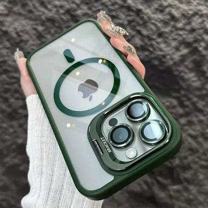 Shockproof Mag Safe Case For iPhone 16 17 Pro Max 15 14 13 12 Camera Lens Cover