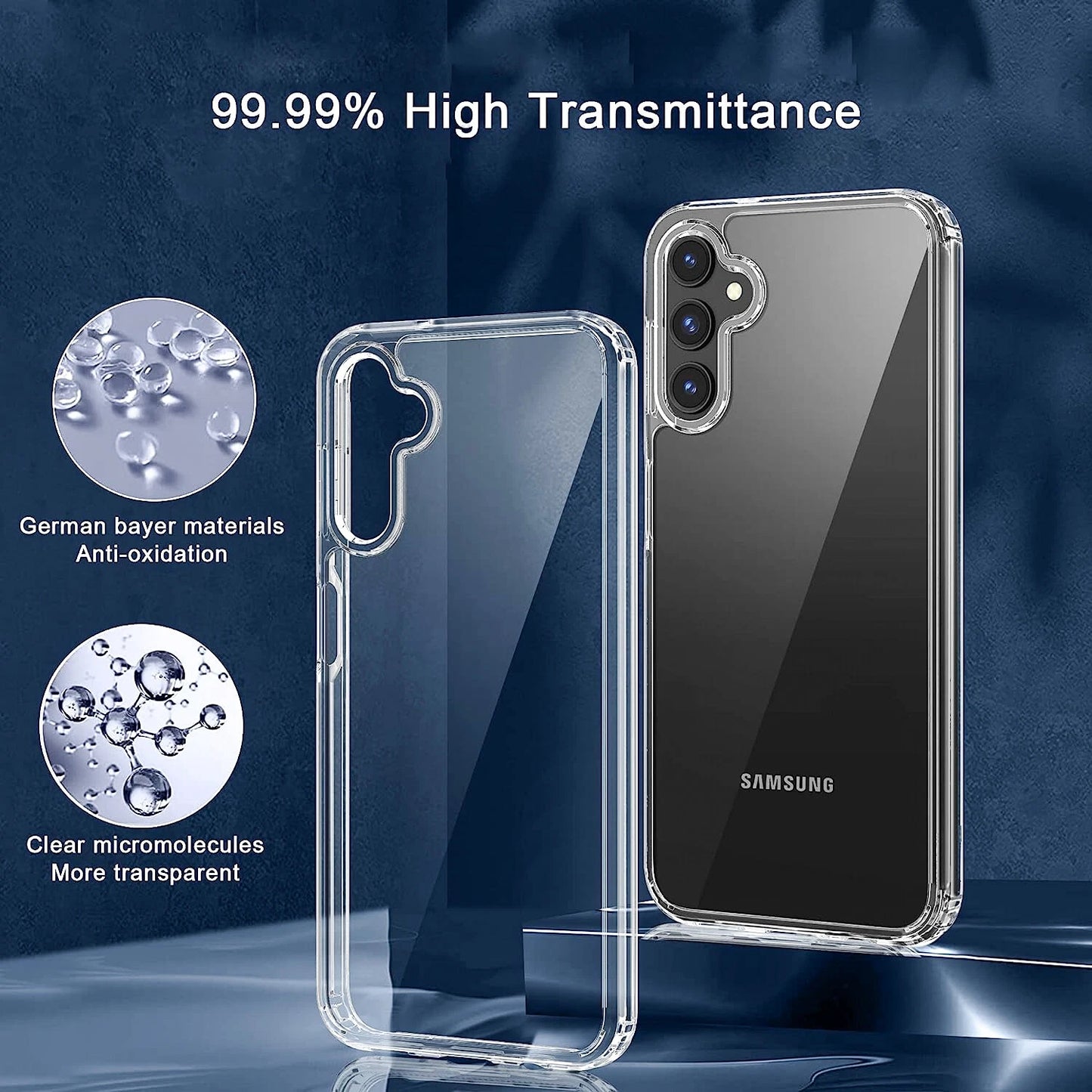 For Samsung Galaxy A16 5G A15 A14 A54 A03s A13 A32 A25 Case Phone Cover+ Screen