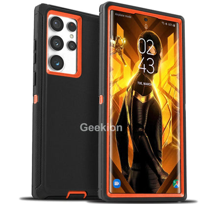 Heavy Duty Shockproof Case For Samsung Galaxy S25 S24 S23 S22 S21 + Ultra Cover
