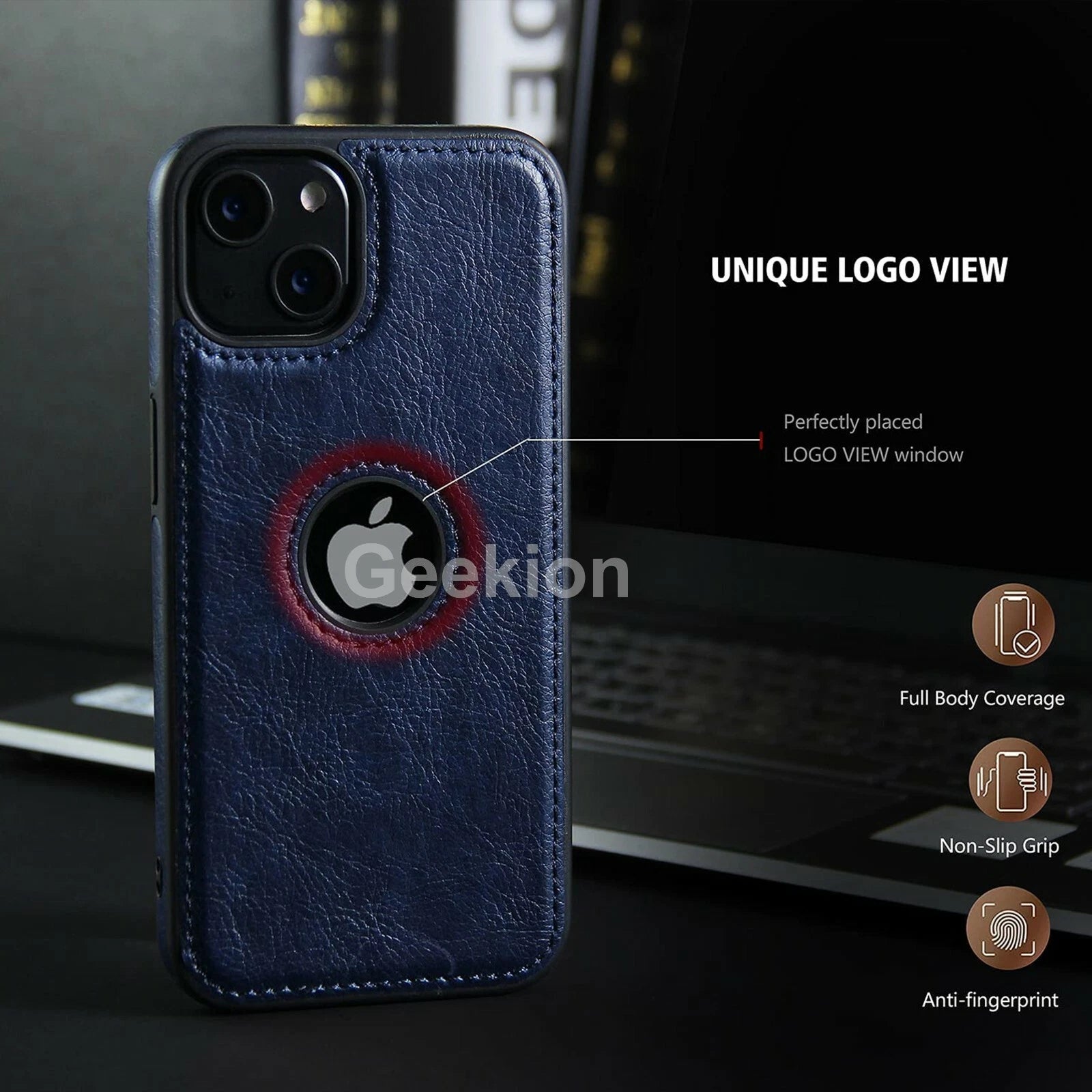 For Apple iPhone 17 16e 15 14 Plus 13 12 11 Pro X Max Case Leather Shockproof