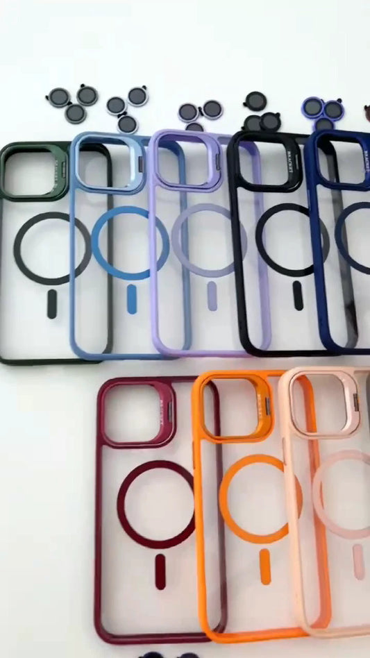 Shockproof Mag Safe Case For iPhone 16 17 Pro Max 15 14 13 12 Camera Lens Cover