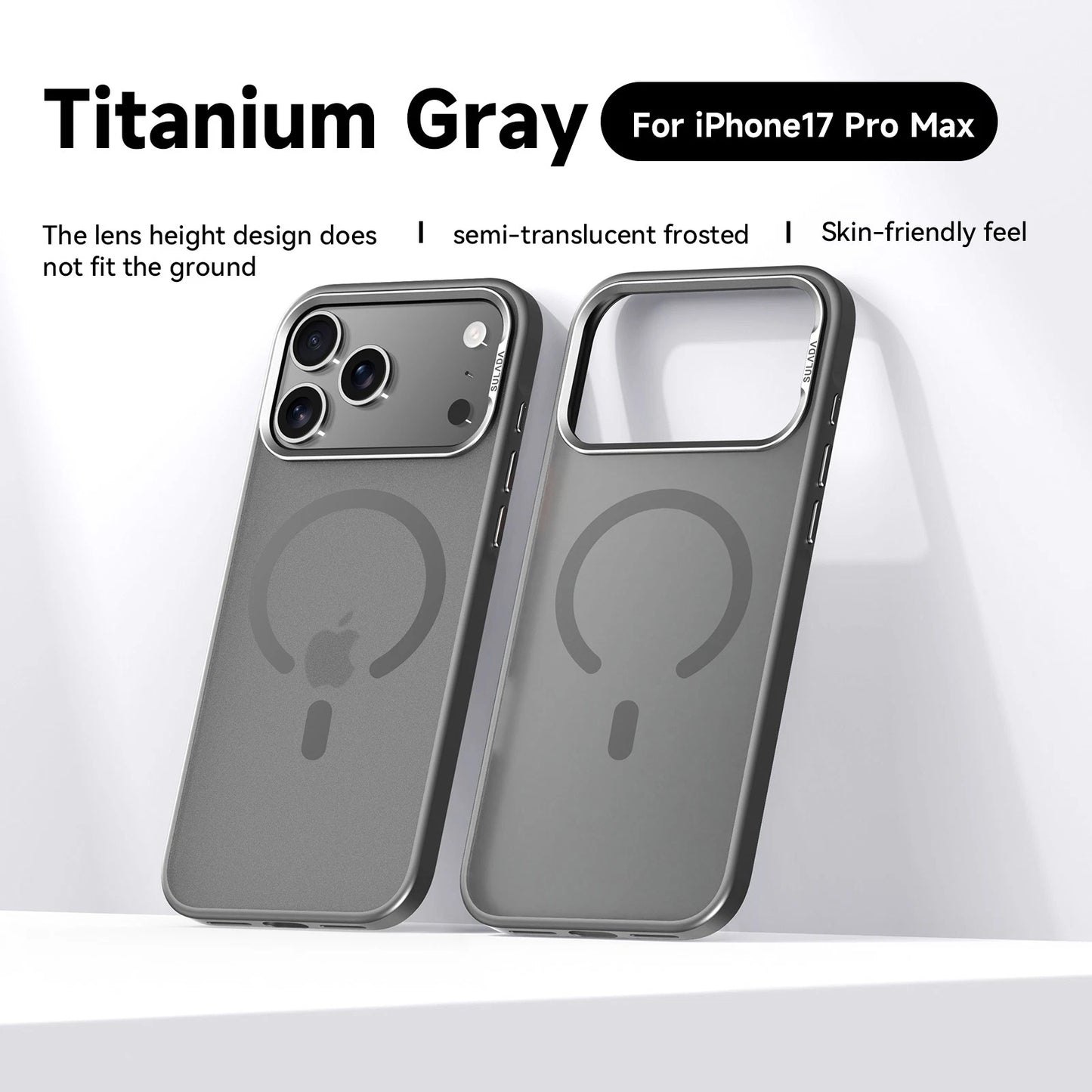 Frosted Magnetic Case Shockproof Hybrid Cover For iPhone 17 Pro Max 16 15 Pro