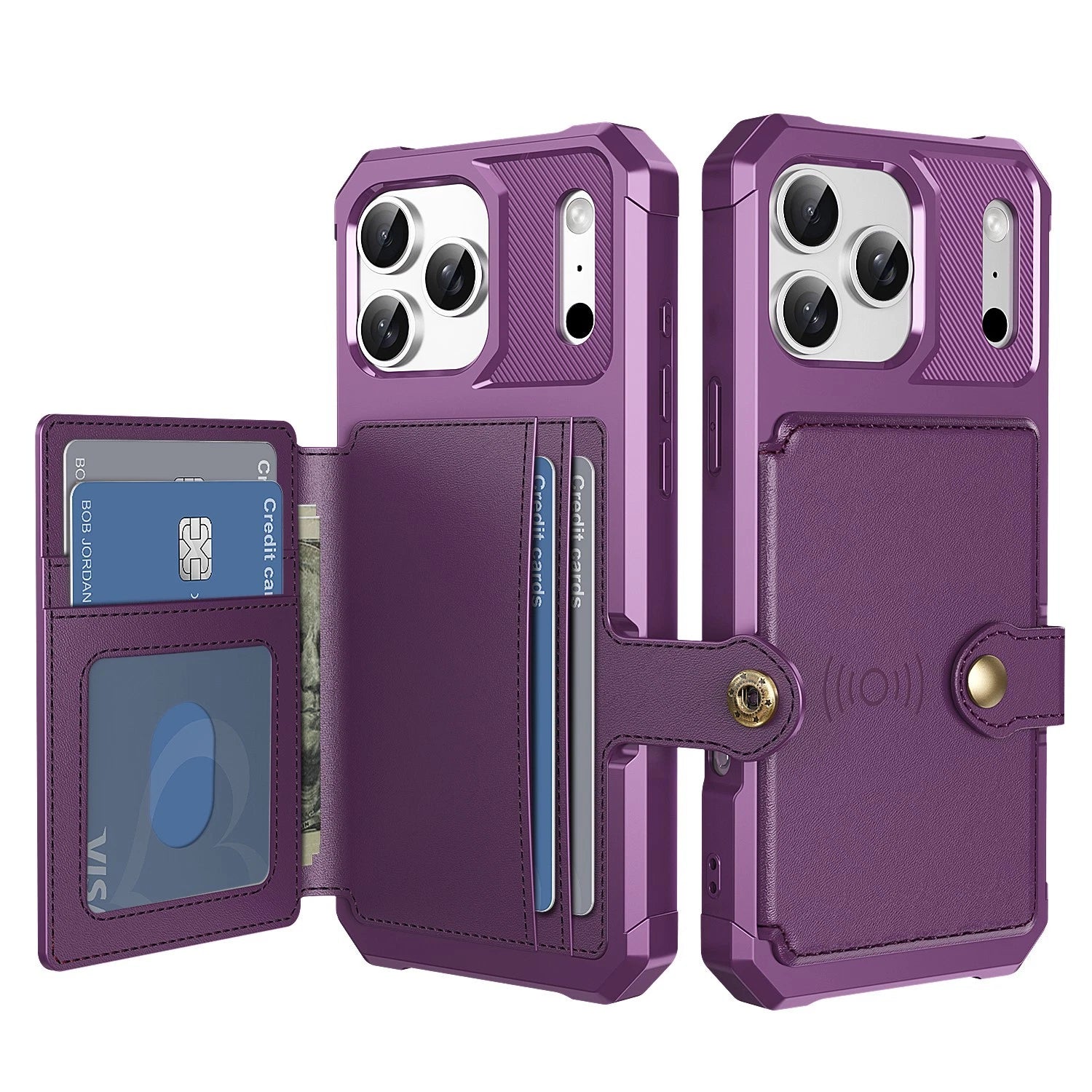 Leather Card Wallet Case Cover For iPhone 17 Pro Max Air 16 15 14 13 12 11 XR