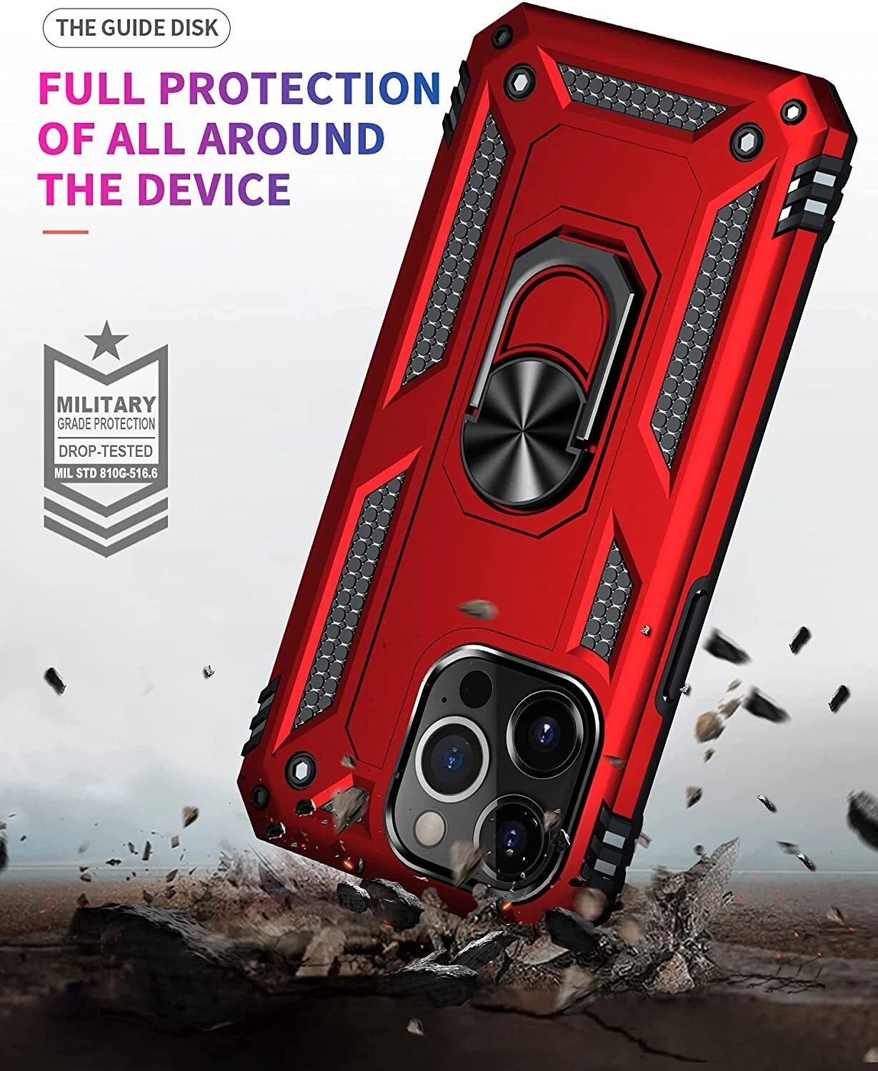 For iPhone 17 Pro Max Case 17 Pro 16 15 14 13 12 11 Phone Cover + Tempered Glass