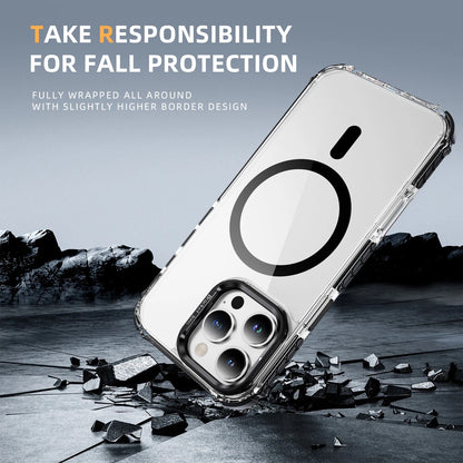Shockproof Camera Stand Mag Safe Case For iPhone 17 16 15 14 Plus 13 12 Pro Max