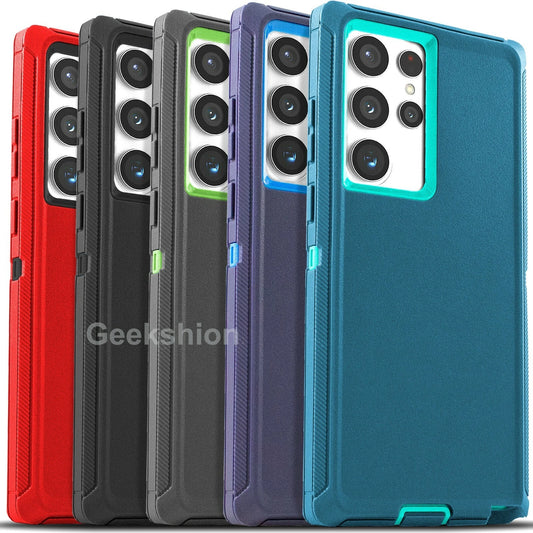 Heavy Duty Shockproof Case For Samsung Galaxy S25 S24 S23 S22 S21 + Ultra Cover