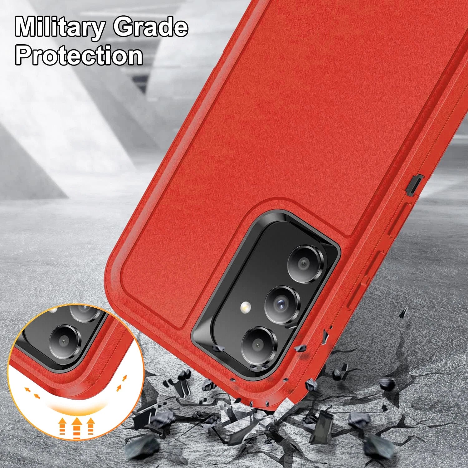 For Samsung Galaxy A17 5G Case A16 5G Phone Cover A15 A14 A03S A32 +Screen Glass
