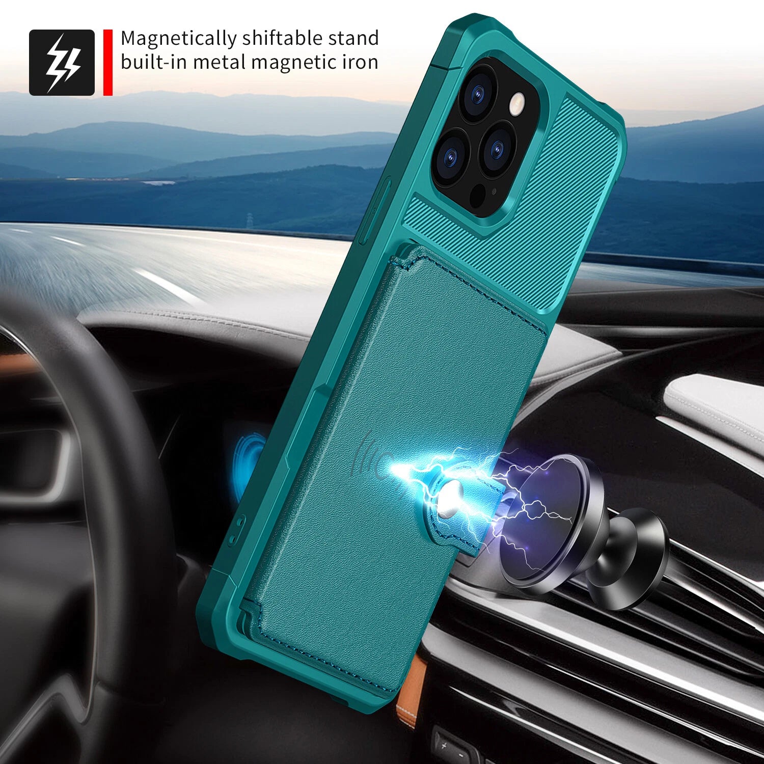 Leather Card Wallet Case Cover For iPhone 17 Pro Max Air 16 15 14 13 12 11 XR