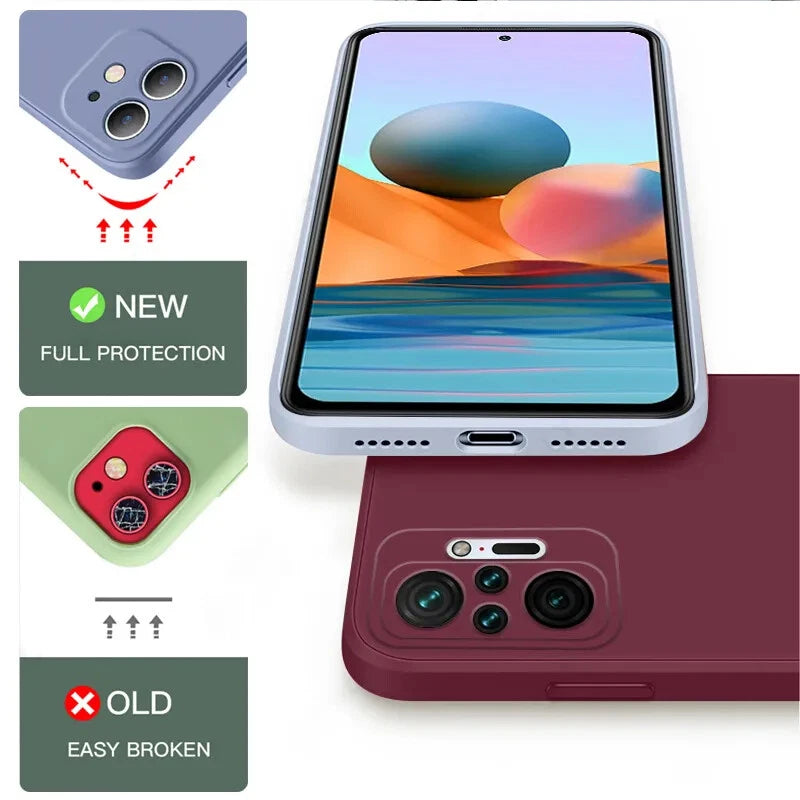 Shockproof Silicone Phone Case Cover For Samsung Galaxy S21 S22 S23 24 S25 Ultra