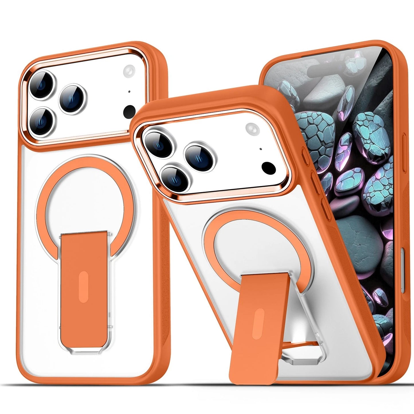 For iPhone 17 16 Pro Max 15 14 13 12 11 Heavy Duty Rugged Magnetic Case + Stand