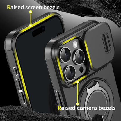 For iPhone 17 16 Pro Max 15 14 13 12 11 Rugged Magnetic Case w Ring Camera Cover