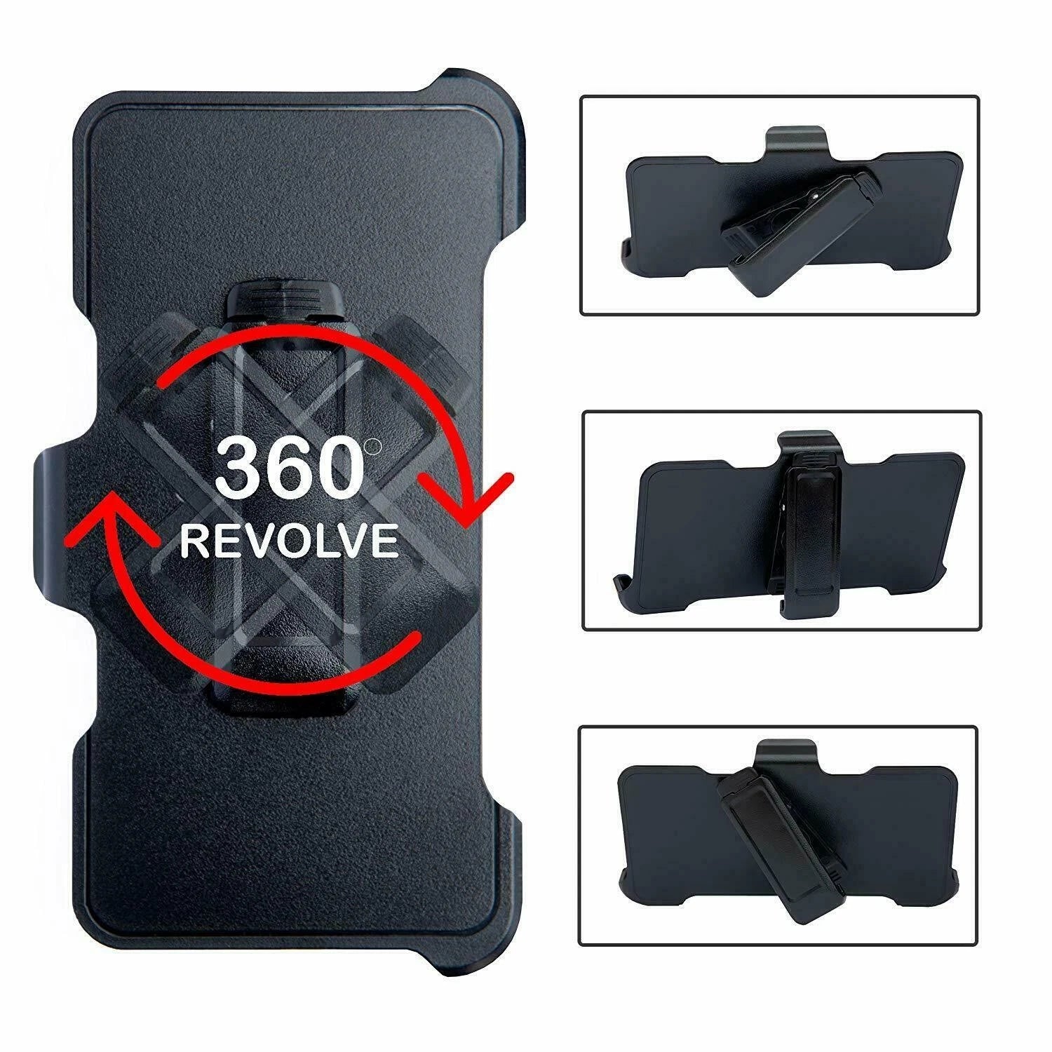 For iPhone 17 Pro Max Air 16 15 14 13 Heavy Duty Defender Case Belt Clip Holster