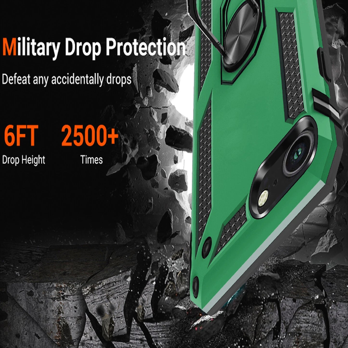 For iPhone SE Case /8/7/Plus/6S/SE 2020/Phone Cover Shockproof + Tempered Glass