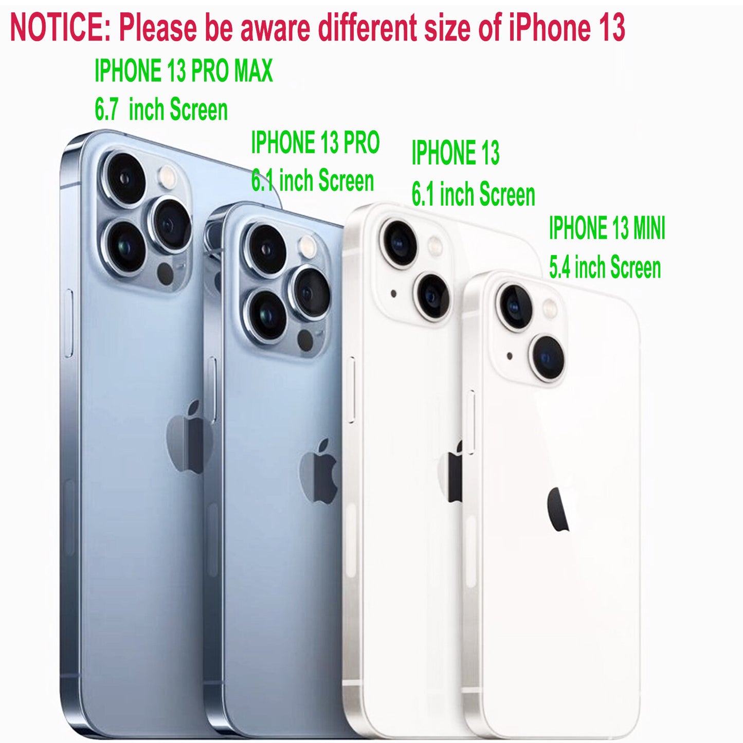 For iPhone 13 Case /13 Pro Max/Mini/Pro/ Phone Cover Shockproof + Tempered Glass