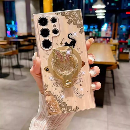 Women's Luxury Phone Case Shockproof Cover For Samsung Galaxy S25 S24 S23 S22