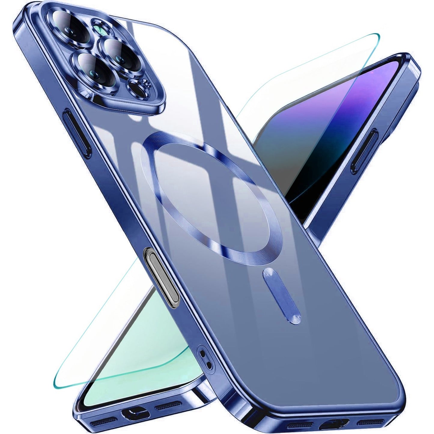 iPhone 16 Pro Max Case with Screen Protector - Shockproof Rugged Cover for Heavy Duty Use