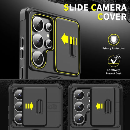 For Samsung Galaxy S25 Ultra Edge S22 S23 FE S24 Plus Magnetic Ring Phone Case