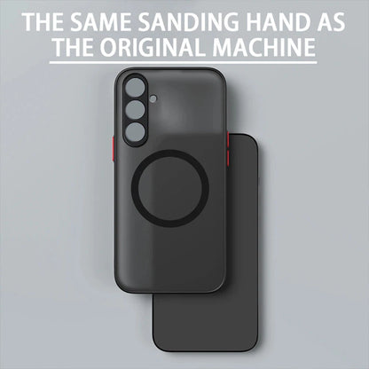 Magnetic Case Camera Cover For Samsung Galaxy S25 S24 S23 S22 S21 S20 Magsafe
