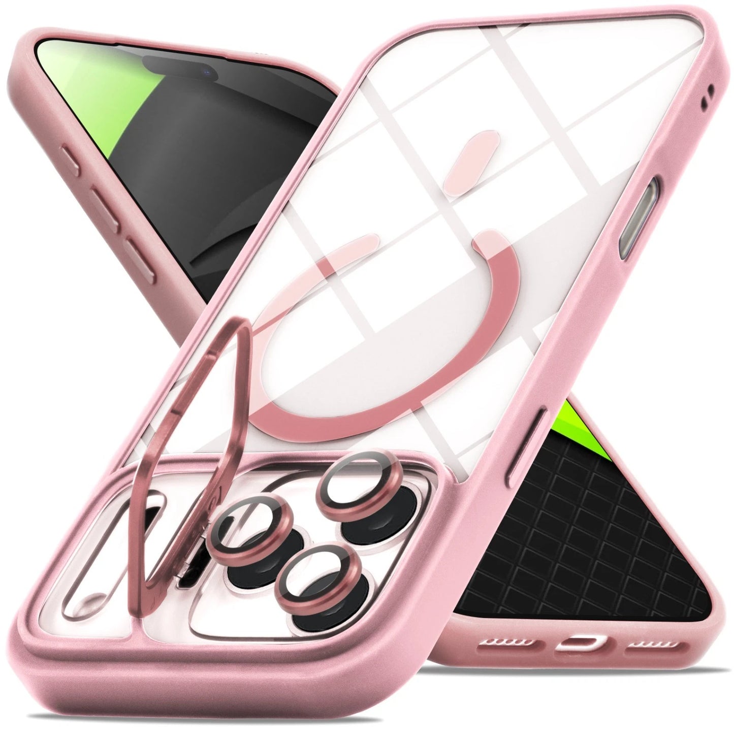 For iPhone 17 Air 16 Pro Max 15 14 13 12 11 Shockproof Mag Safe Case Camera Lens