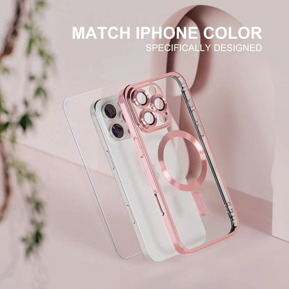 For iPhone 16 Pro Max Case 15 14 13 Phone Cover Shockproof Rugged+Tempered Glass