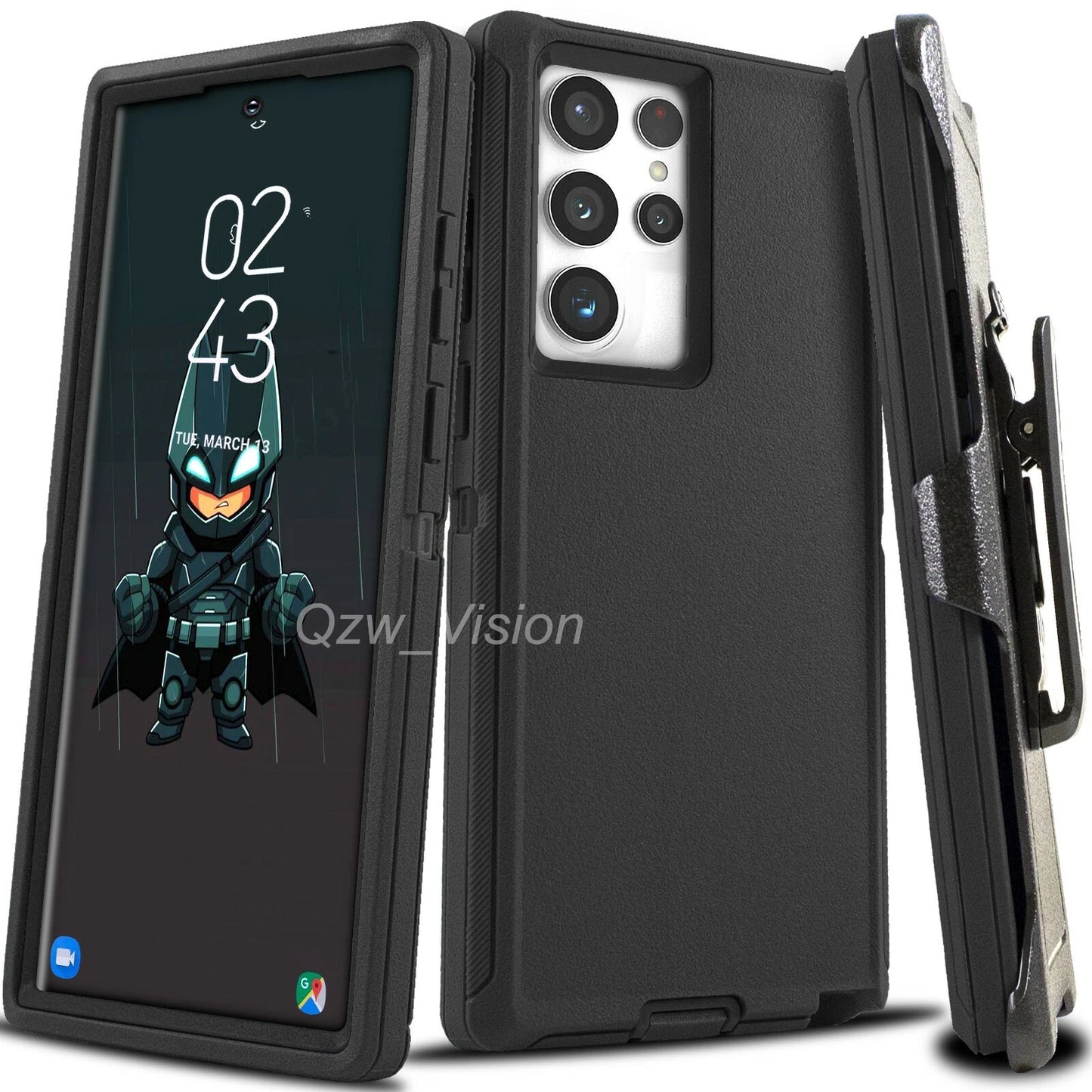 For Samsung Galaxy S25 S24 S23 S22 Ultra Shockproof Rugged Case Cover+ Belt Clip