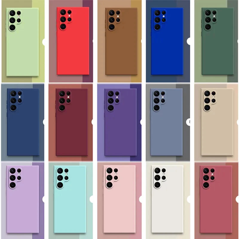 Shockproof Silicone Phone Case Cover For Samsung Galaxy S21 S22 S23 24 S25 Ultra