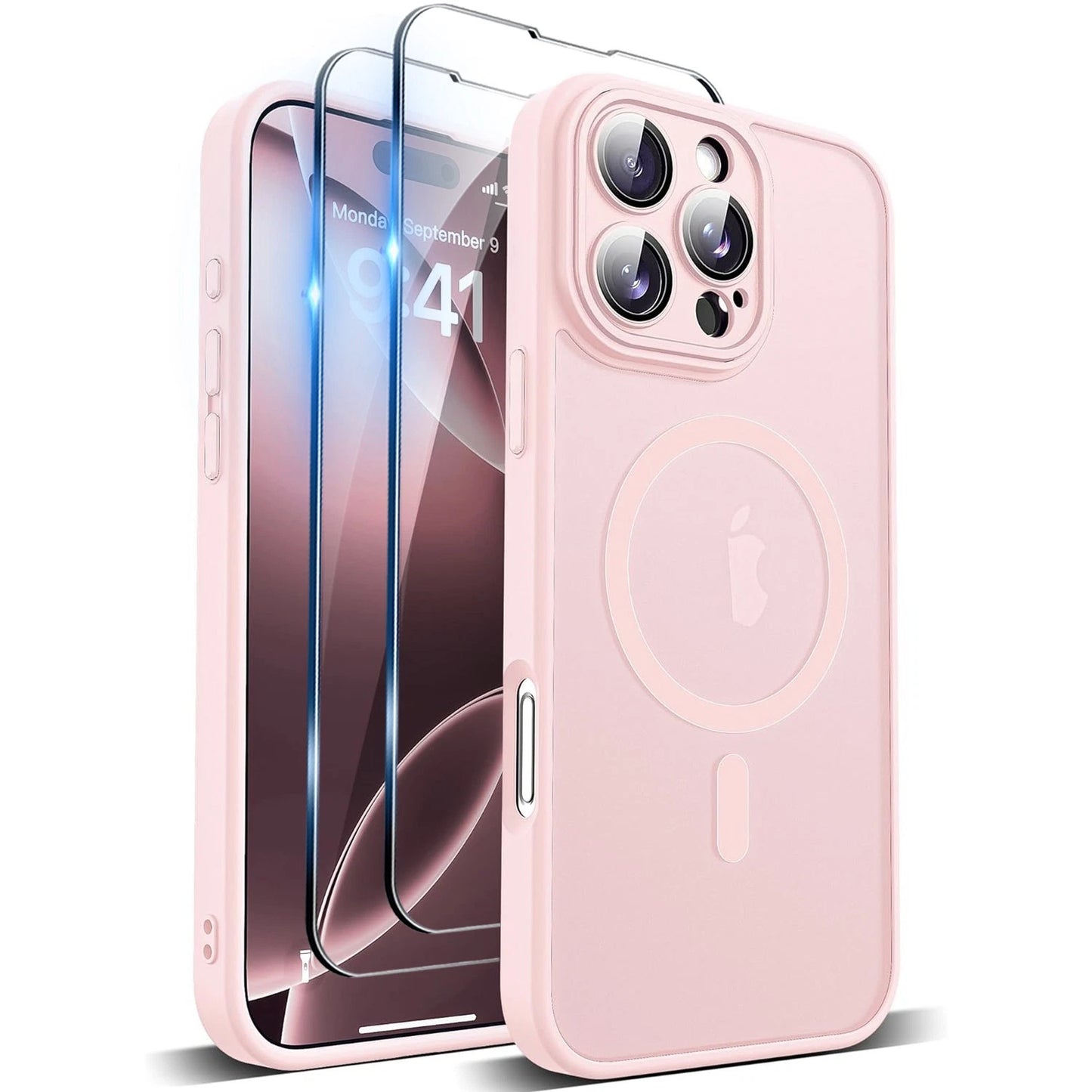 Shockproof Case For iPhone 16 15 14 Pro Max 13 12 11 Lens Cover+2 Tempered Glass