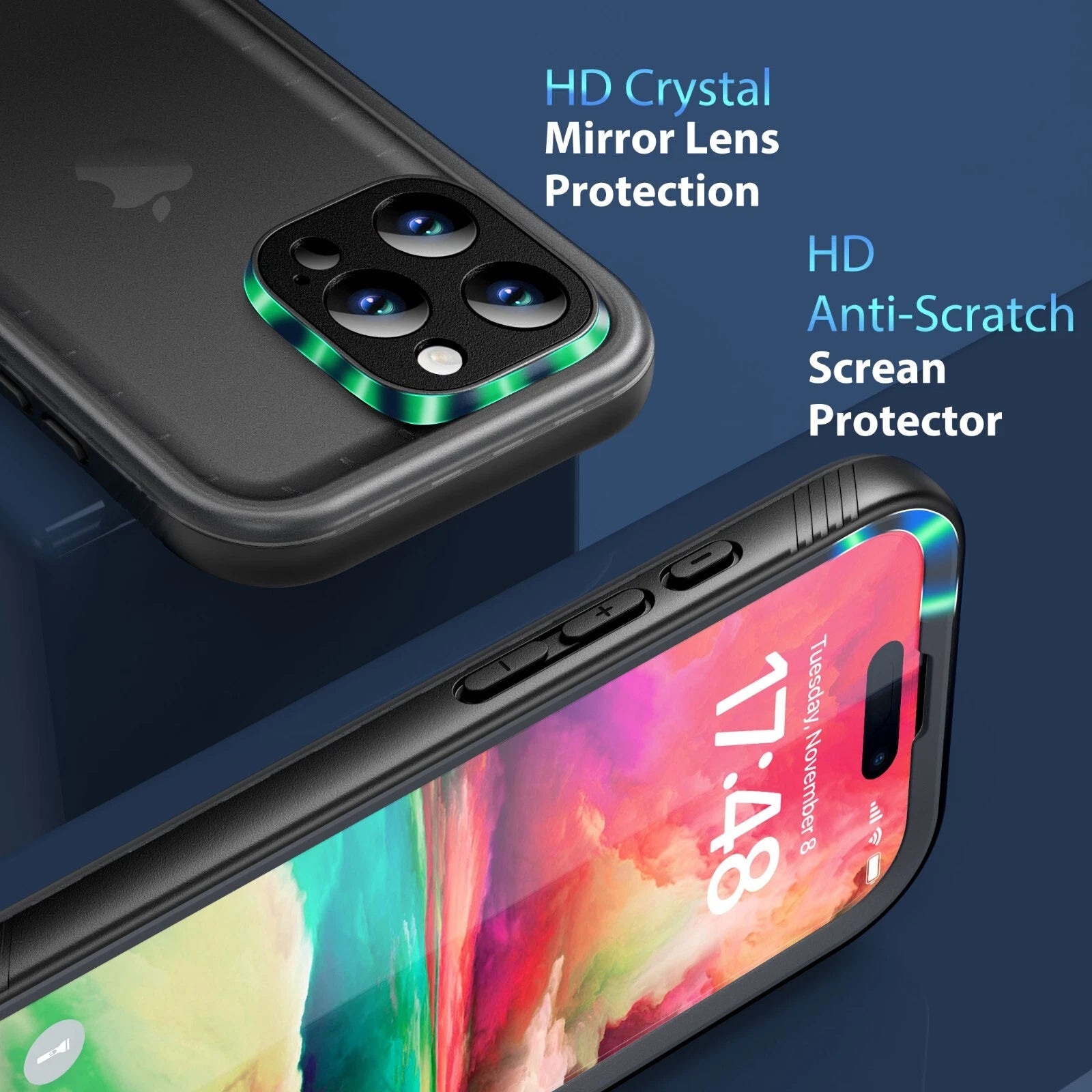 Waterproof Phone Case for iPhone 14 13 11 12 15 16 17 Pro Max Shockproof Cover