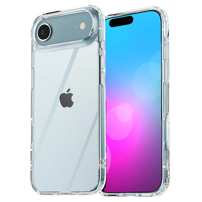 iPhone 17 Pro Max Clear Shockproof Case - Slim Rugged Bumper Cover with Military Grade Drop Protection