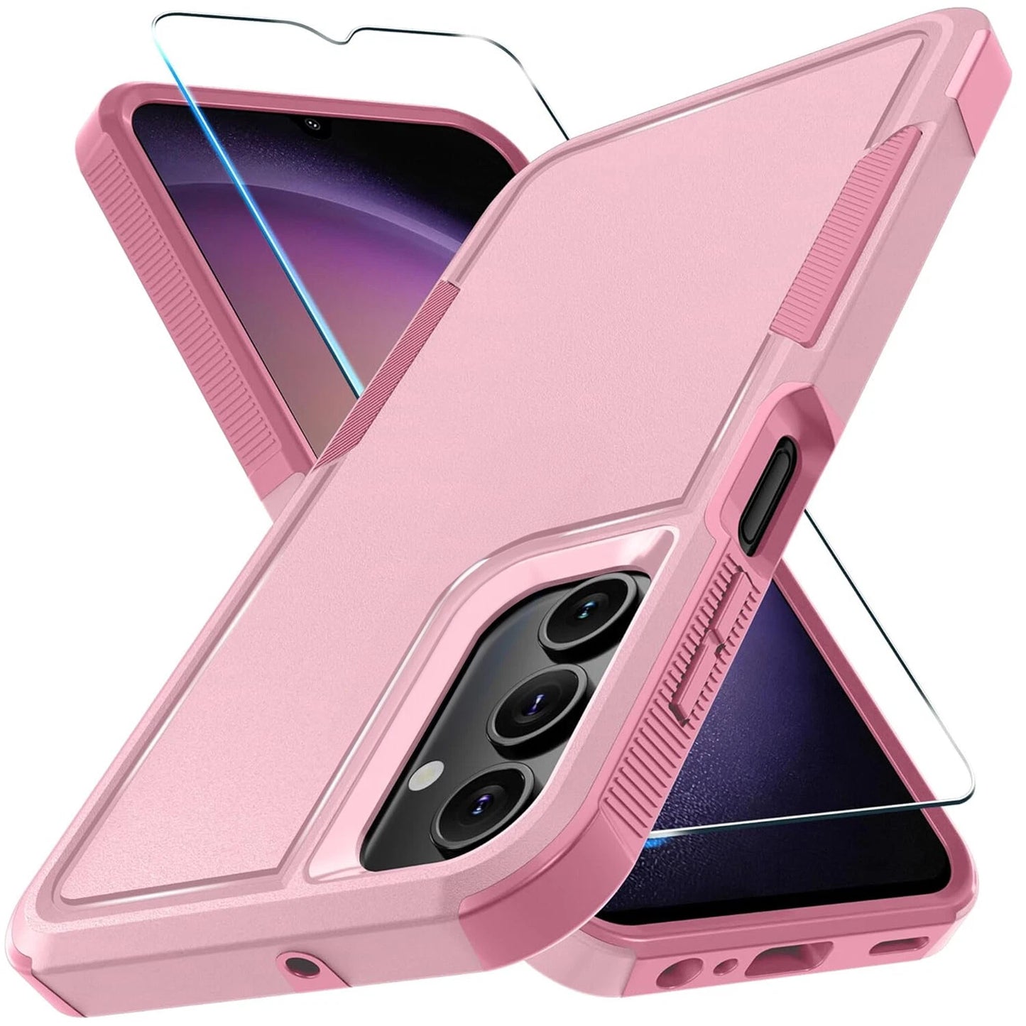 For Samsung Galaxy A16 5G A15 A14 A54 Case Phone Cover Shockproof +Screen Glass
