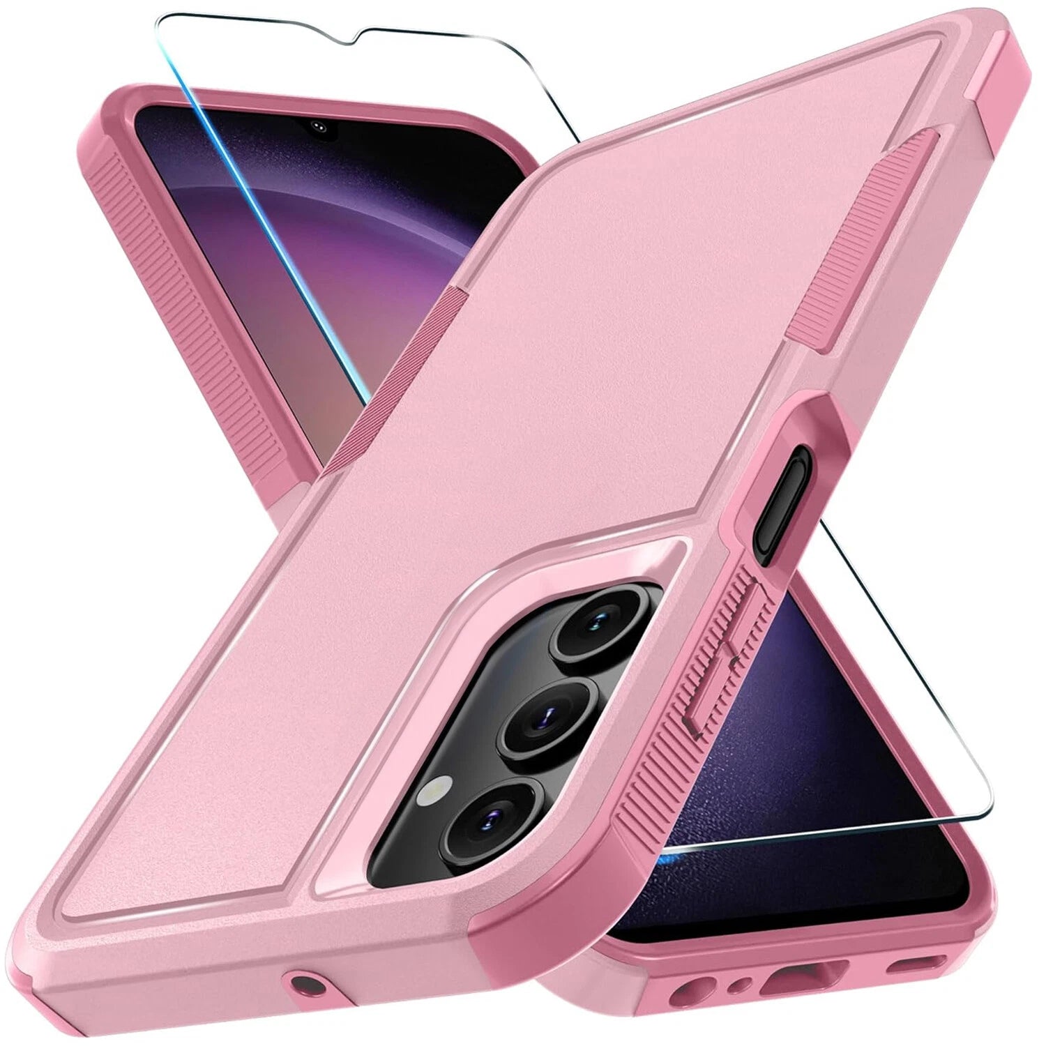 For Samsung Galaxy A16 5G A15 A14 A54 Case Phone Cover Shockproof +Screen Glass