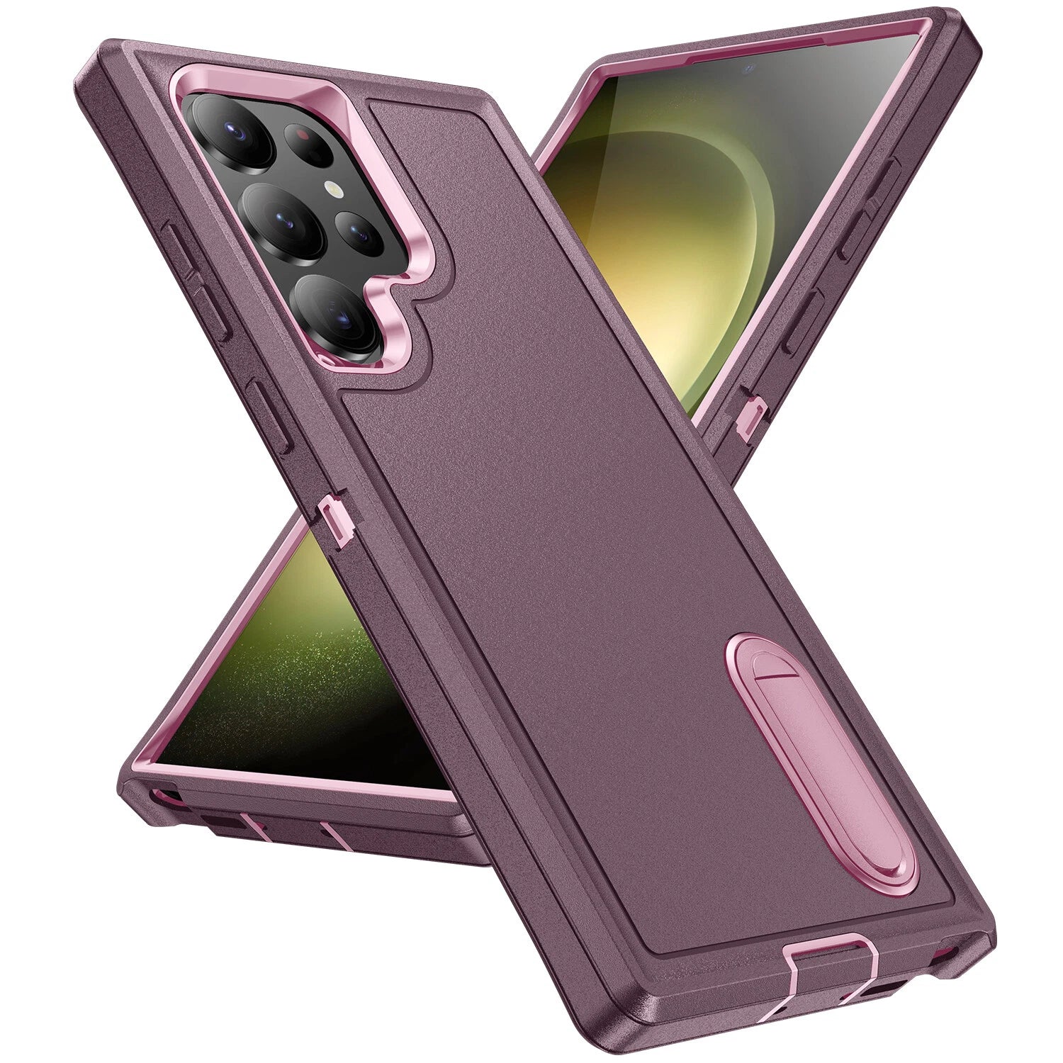 For Samsung S25 Ultra S23/S22+ S24 Case Hybrid Shockproof Hard Back Phone Cover