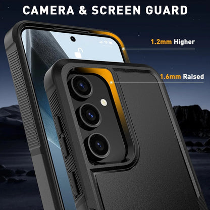 For Samsung Galaxy S25 S25 Plus S25 Ultra Shockproof Case Cover + Tempered Glass