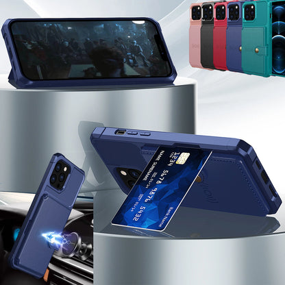 Leather Card Wallet Case Cover For iPhone 17 Pro Max Air 16 15 14 13 12 11 XR