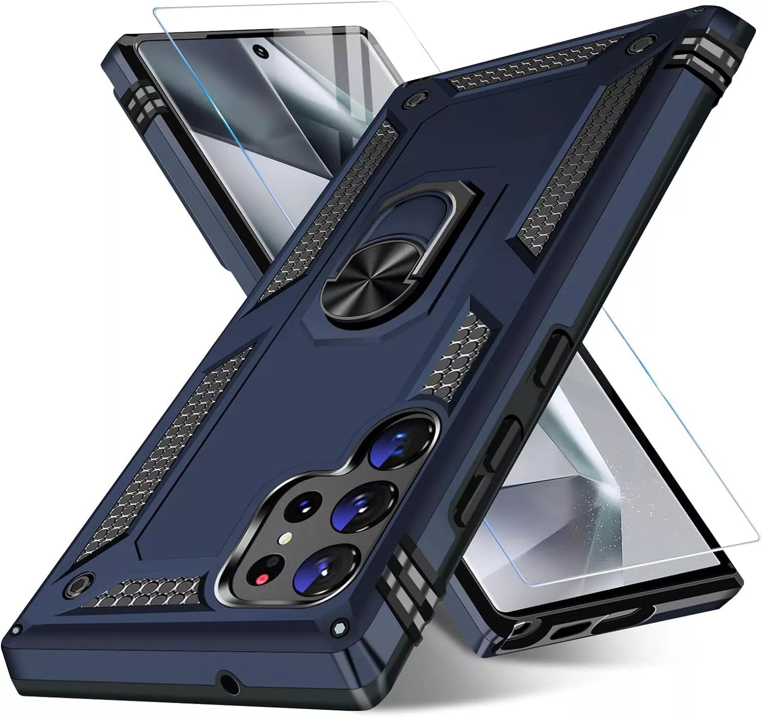 For Samsung Galaxy S25 Ultra S24 S23 FE S22 S21 S20 Case Phone Cover /W Screen