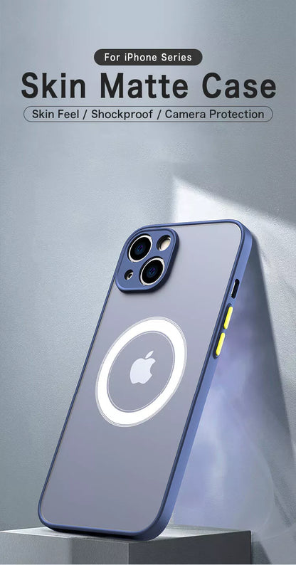 For iPhone 17 16 15 14 13 12 11 Pro Max Case Mag Safe Magnetic Camera Lens Cover