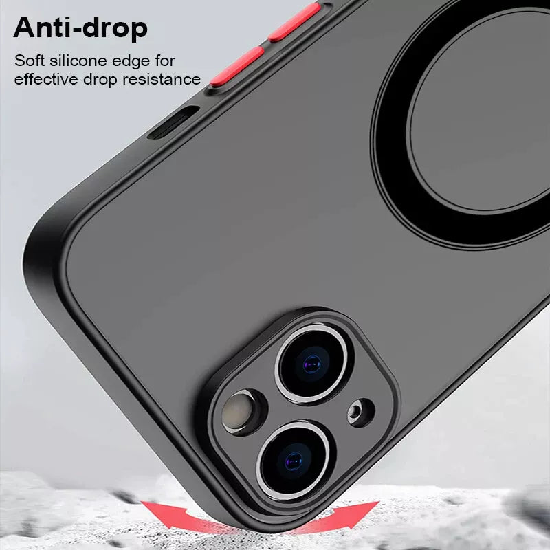 For iPhone 17 16 15 14 13 12 11 Pro Max Case Mag Safe Magnetic Camera Lens Cover