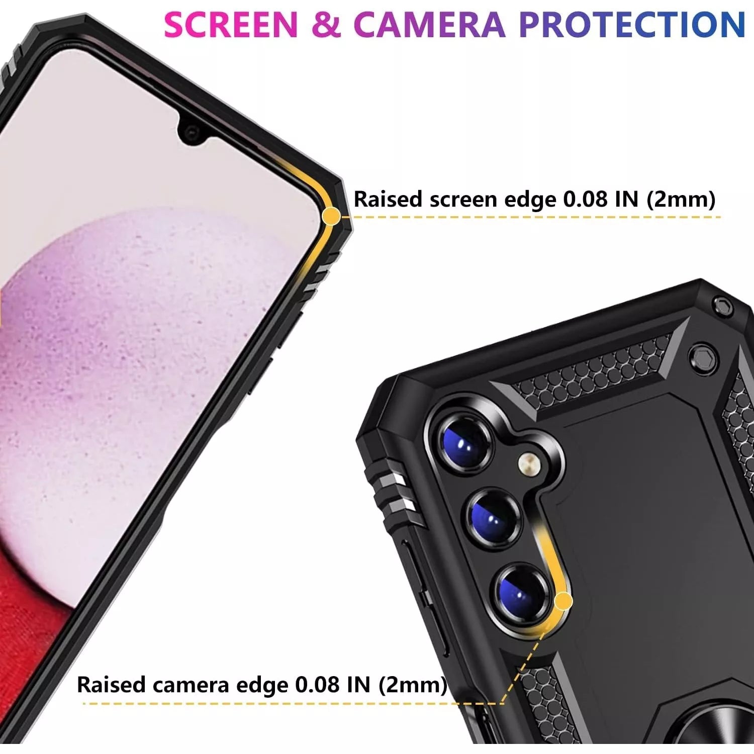 For Samsung Galaxy A16 A17 5G A15 A14 A54 A03s A13 A32 Case Phone Cover + Screen